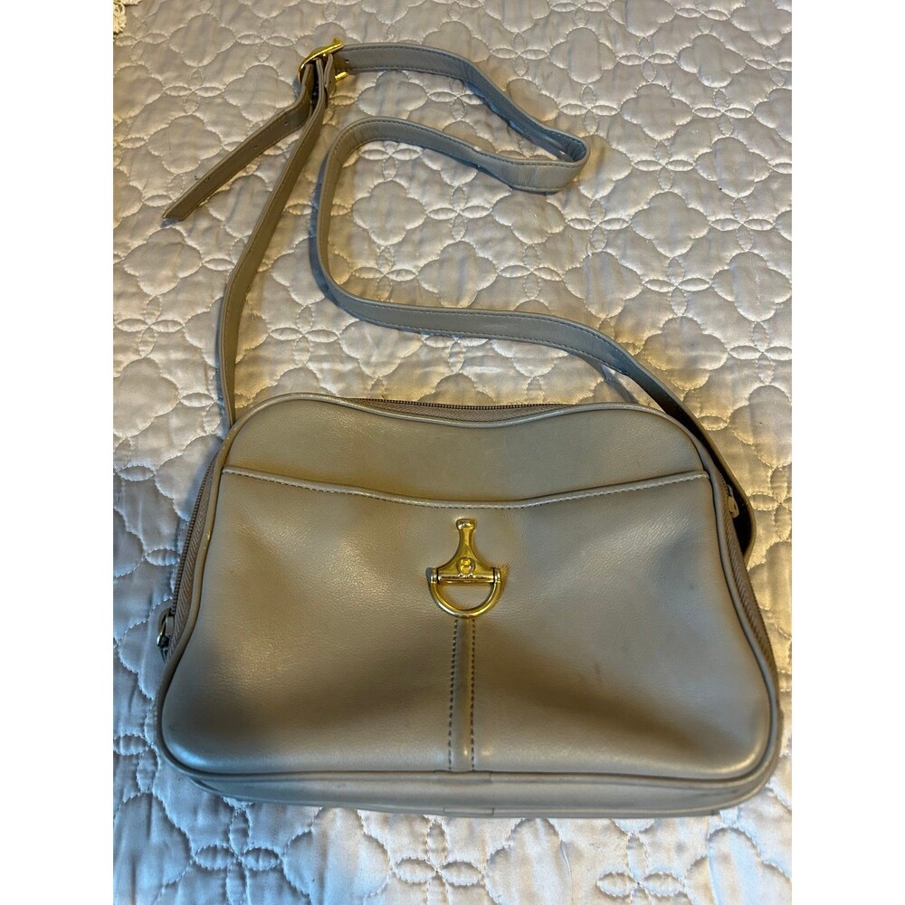 Vintage Leather Crossbody / Shoulder Bag by Etienne Aign